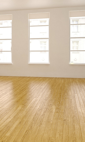 Plancher de bois massif Plancher de bois franc massif installé de manière durable